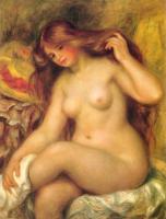 Renoir, Pierre Auguste - Bather with Blonde Hair